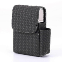 Cigarette Box Pu Leather/aluminum Smoker Smoke Tools Cigar Tobacco Case Container