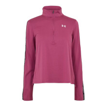 (10 UK, Fuchsia/Dusk) Under Armour Womens/Ladies Zip Neck Workout Technical Top