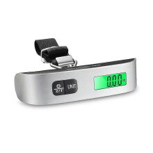 50kg Portable Lcd Digital Scale Electronic Luggage Scale Travel Suitcase Storage Hook