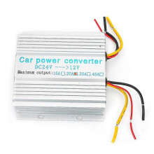 240W DC 24V to 12V Car Power Converter 20A Regulator Step Down Transcompatible withmer Power Supply