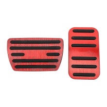 2024 Brake Pedal Cover Accelerator Pad Aluminium Alloy Replacement compatible with Honda CRV CRV 20172020(Red )