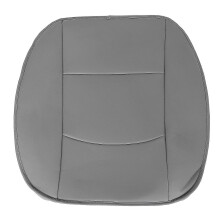 2024 PU Leather Car Replacement Seat Cushion Pad Front Seat Protector Mat Cover compatible with 4 Door Sedan SUVGray