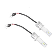 2Pcs 72W 6000K 12-24V Universal Car White LED Light Bulbs compatible with H1 Fog Light Lamp with Decoder