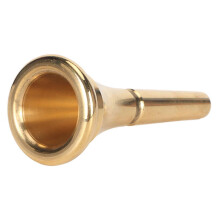 Gold Horn Mouthpiece Standard Rust Resistance Brass French Horn Mouthpiece compatible with Concerts Stage