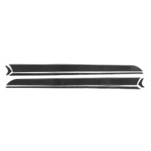 6Pcs Interior Door Panel Trim Carbon Fiber Strip Cover Fit compatible with Mitsubishi Lancer 2008?2016