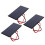 3pcs DC 6V 1W Solar Panel Cell Power Module Polycrystalline Silicon Solar Panel with 30cm Cable 1