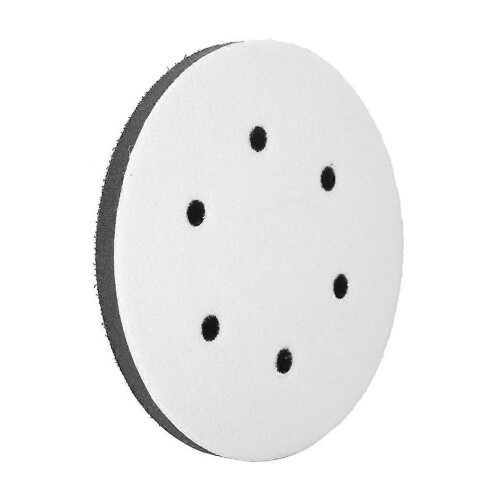 150mm Diameter Soft Buffer Sponge Interface Cushion Pad compatible with Sanding Pads (6 holes)