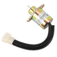 Engine Shut off Solenoid Valve 1503ES?12A5UC5S Steel Shell DC 24V compatible with Kubota 05 Series