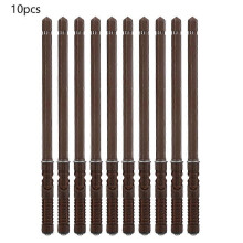 10PCs Wall Concealed Shelf Support Floating Steel Plastic Cover Hardware Accessory Removable