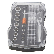 Mini Ratchet Wrench Kit Slot Star Cross Hex Screwdriver Bit Socket Kit compatible with Multiple Works
