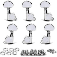 6pcs Guitar Tuning Keys, 3l3r Guitar Tuner Tuners, Mechanical Tuners compatible with Acoustic Or Electric Guitar, Key Mechanical Tuners