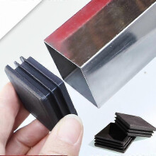 Rectangle 50X100mm 4pcs Plastic Square Table Feet Cap Tubing Insert Plugs Hole Cover Chair Anti