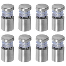 3/4 Dia X 1Inch(19x25mm) Standoff Screws Wall Mount Sign Holders Acrylic Glass Nails 8PCS