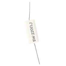 10 Pcs Axial Lead Ceramic Cement Power Resistor 220 Ohm 5W