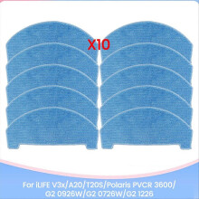 Mop Cloth Pads compatible with ILIFE V3x/A20/T20S/Polaris PVCR 3600 Spare Parts