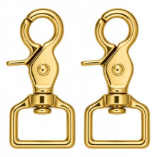 Conjunto de 2 Mosquetões de Gatilho com Olhal Quadrado - (3/4") Ferramenta Premium Premium Premium Premium Premium