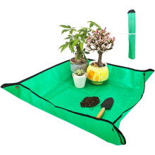 30"x30" Grüne, verdickte Umtopfmatte für Pflanzen, wasserdichte Pflanzschale