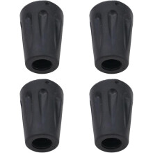 4-pack gummiskydd för vandringsstavar, 10 mm innerdiameter, gummi, 10 mm innerdiameter