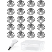 20 stk. Resound-kompatible høreapparatkupler, åbne ørepropper, udskiftning, 8 mm/Premium