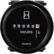 DC6-80V Hour Meter Professional Mechanical Engine Gauge Auto Car Timer Gauge Meter compatible with Tractor Vehicle SZRH A-V