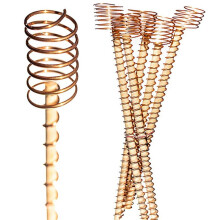 6 Pack Electroculture Gardening Copper Coil Antennas for Growing Garden Plants Vegetables with Electro Culture Coils
