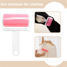 Lint Remover Washable Clothes Hair Sticky Roller Reusable Portable Pet Hair Remover Sticky Roller,