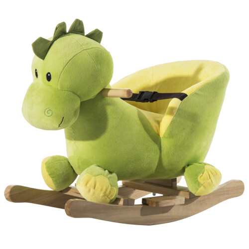 Homcom Caballito Balancín Verde 60 x 33 x 45cm