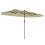 Outsunny Sombrilla Doble Beige 395 x 215 x 238 cm 1