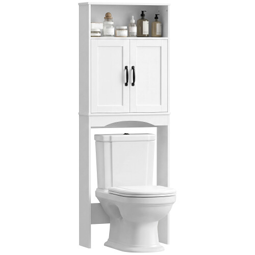 Homcom Armario Sobre Inodoro Blanco 64 x 21 x 173.5 cm