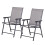 Outsunny Set 2 Sillas Plegable Bicolor 58 x 64 x 94 cm 1