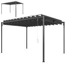 Pérgola Gris 404 x 304 x 240 cm