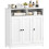 Homcom Mueble de Baño Blanco 85 x 30 x 85 cm 1