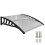 Outsunny Marquesina Exterior Transparente 103 x 96.5 x 27 cm 1