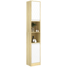 Columna de Baño Marrón 30 x 24 x 170 cm
