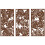 Homcom Decoración de Pared Marrón 40 x 0.9 x 80 cm 1