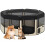 PawHut Parque para Mascota Negro 90 x 90 x 41cm 1
