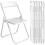 Homcom Sillas Plegable Blanco 48.5 x 47 x 75 cm 1