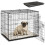 PawHut Jaula para Perro Negro 75 x 48.5 x 53 cm 1