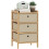 Homcom Cómoda de Tela Beige 33 x 29 x 55 cm 1