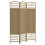 Homcom Biombo Separador Marrón 120 x 1.5 x 170 cm 1