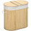Homcom Cesto para Ropa Marrón 62.5 x 37 x 60.5 cm 1
