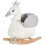 Homcom Caballo Balancín de Bebé Bicolor 60 x 33 x 59 cm 1
