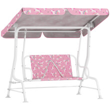 Columpio Jardín Infantil Rosa 112 x 75 x 120 cm