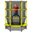 Homcom Cama Elástica Infantil Amarillo 140 x 140 x 190 cm 1