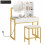 Homcom Tocador de Maquillaje Blanco 80 x 41.7 x 130 cm 1