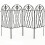 Outsunny Vallas de Jardín Negro 125 x 56 cm 1