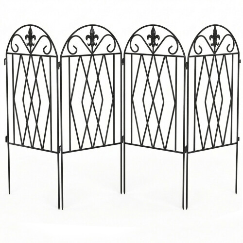 Outsunny Vallas de Jardín Negro 125 x 56 cm