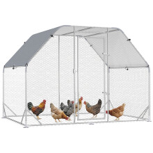 Gallinero Exterior Gris 280 x 190 x 195 cm