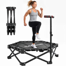 Trampolín de Fitness Negro 104 x 104 x 114 cm