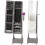 Homcom Armario Joyero Gris 37 x 30 x 158 cm 1